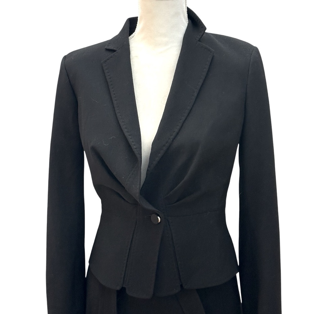 Les Copains Black Wool Skirt Suit, size 42